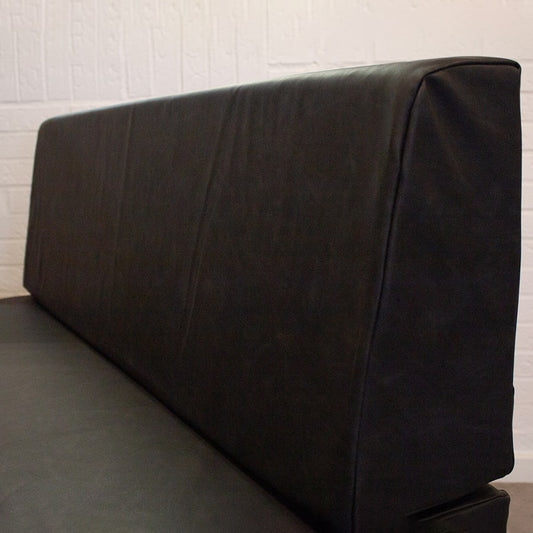 Ryghynde til pallesofa - Sort kunstlæder - Flere størrelser