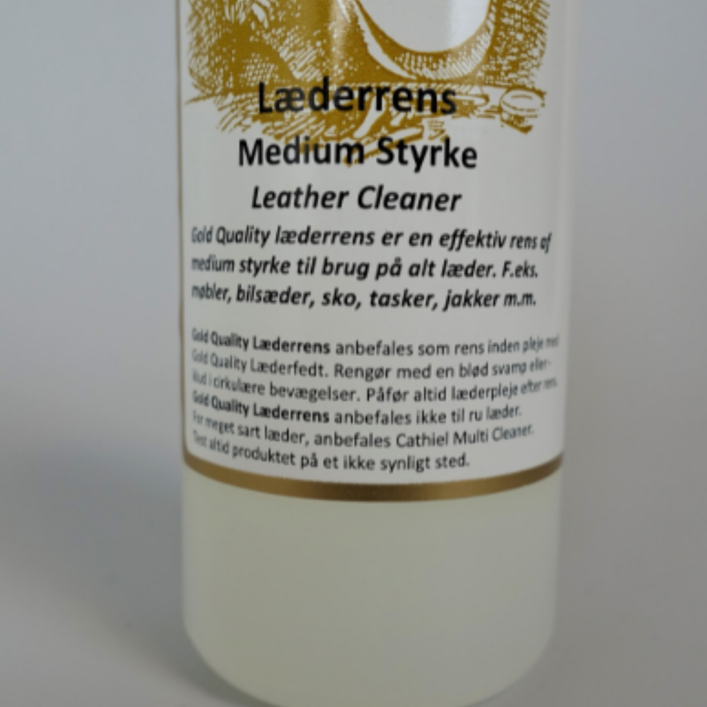 Læderrens - medium styrke