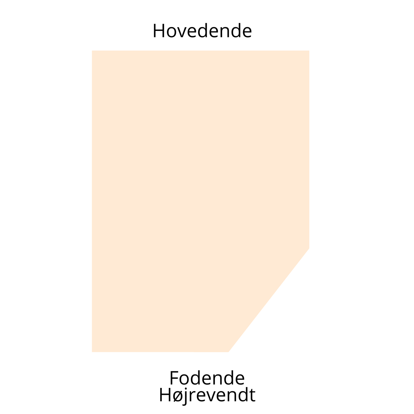 Camping lagen hvid/gul 140 cm - Udgået farve