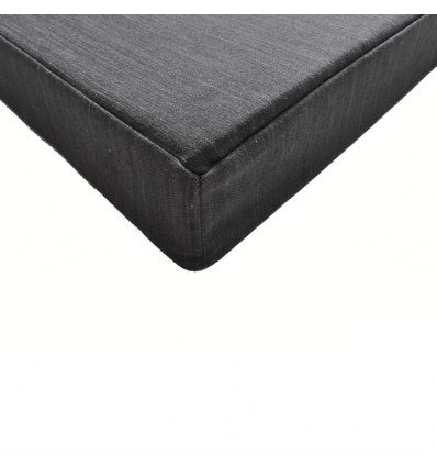 Pallemadras med sort Avallino betræk - Flere størrelser