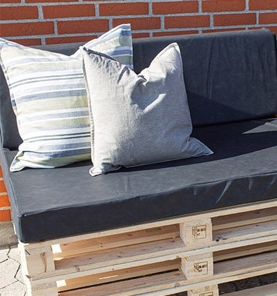 Pallemadras med vandtæt stof i flere farver og størrelser