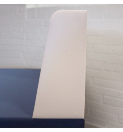 Skrå ryghynde - uden betræk. Flere længder