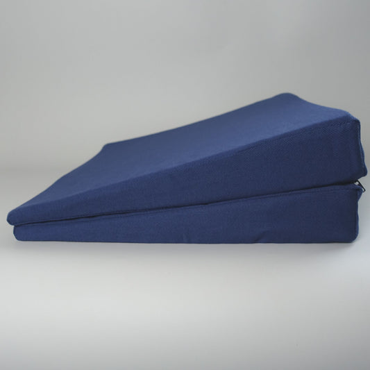 Skråpude med betræk - skumkile